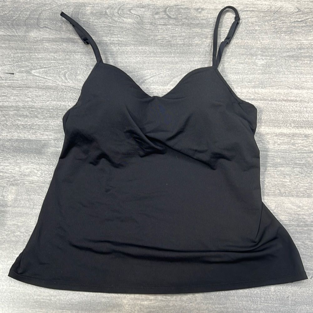 Nordstrom Intimates Bra Top Cami, black, 34B